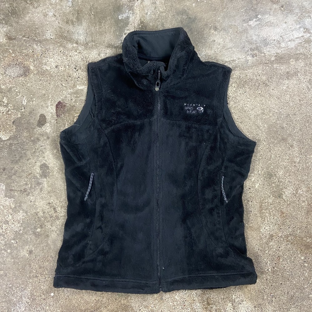 Mountain Hardwear Monkey Woman Fleece Vest Women's Size Small Black High Loft